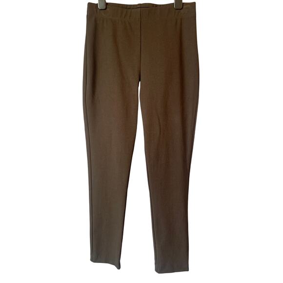 Karen Kane Pants - Karen Kane Womens XS Brown Ponte Pull On Pants Stretch Casual Elastic Waist